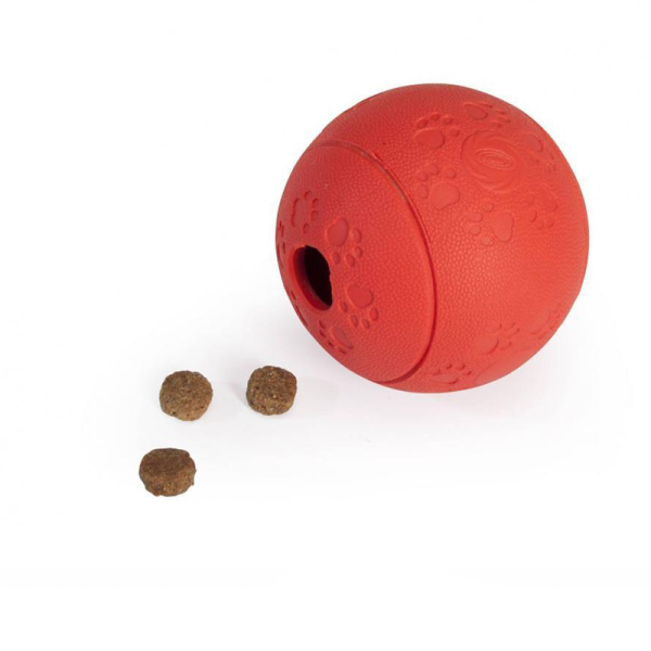 Juguete Perro Pelota de Goma Roja 8cm