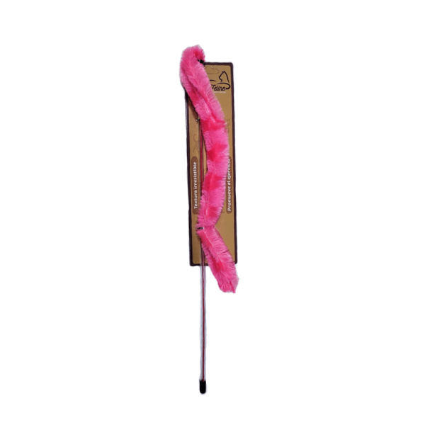 Varilla Cola Lanuda Rosado Para Gato