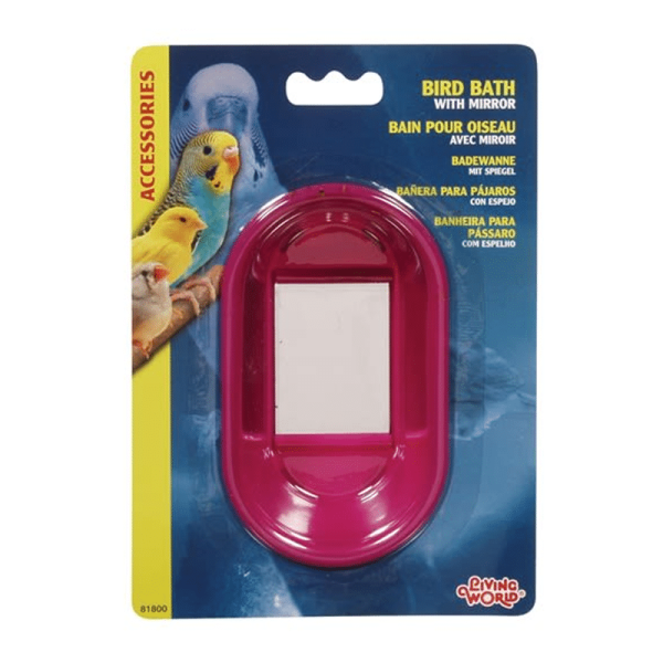 Tina Oval morada con espejo de Living World