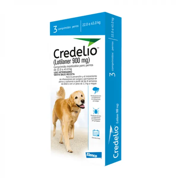 Credelio 900mg x 3 (22 a 45kg) Antiparasitarios