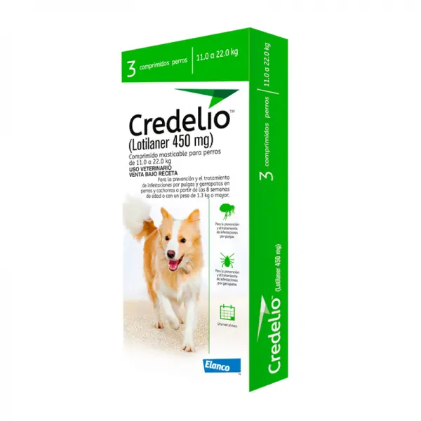 Credelio 450mg x 3 (11 - 22 Kg) Antiparasitarios