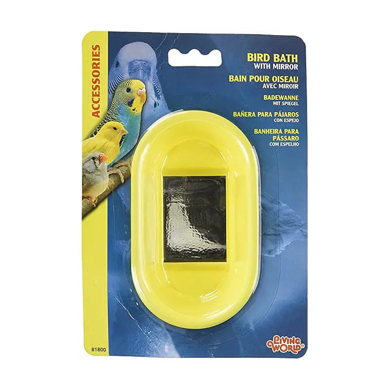 BAÑO OVAL AMARILLO LW Tina Oval C/Espejo amarillo