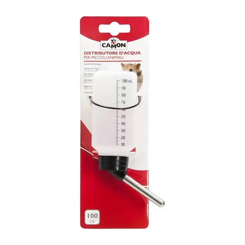 BEBEDERO CAMON NEGRO Bebedero Negro para Pequeños Animales - 100ml Negro