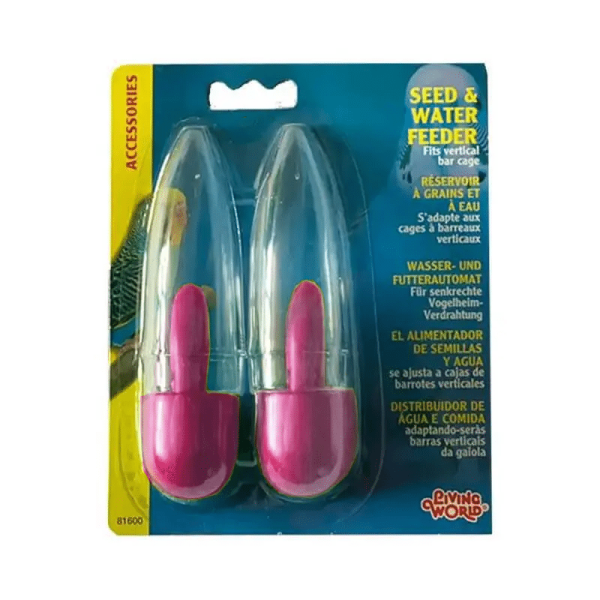 LW Comedero-Bebedero Fucsia
