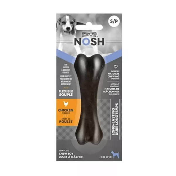 Zeus Nosh Hueso Flex Cachorro Sabor Pollo Talla S