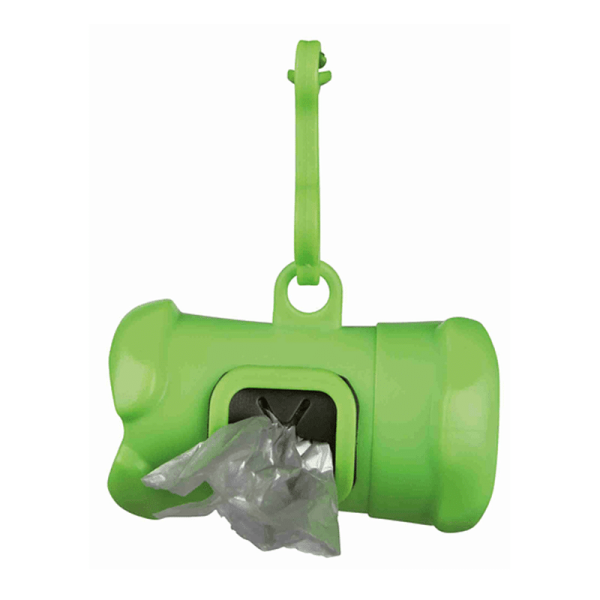 Dispensador de bolsas y repuesto verde
