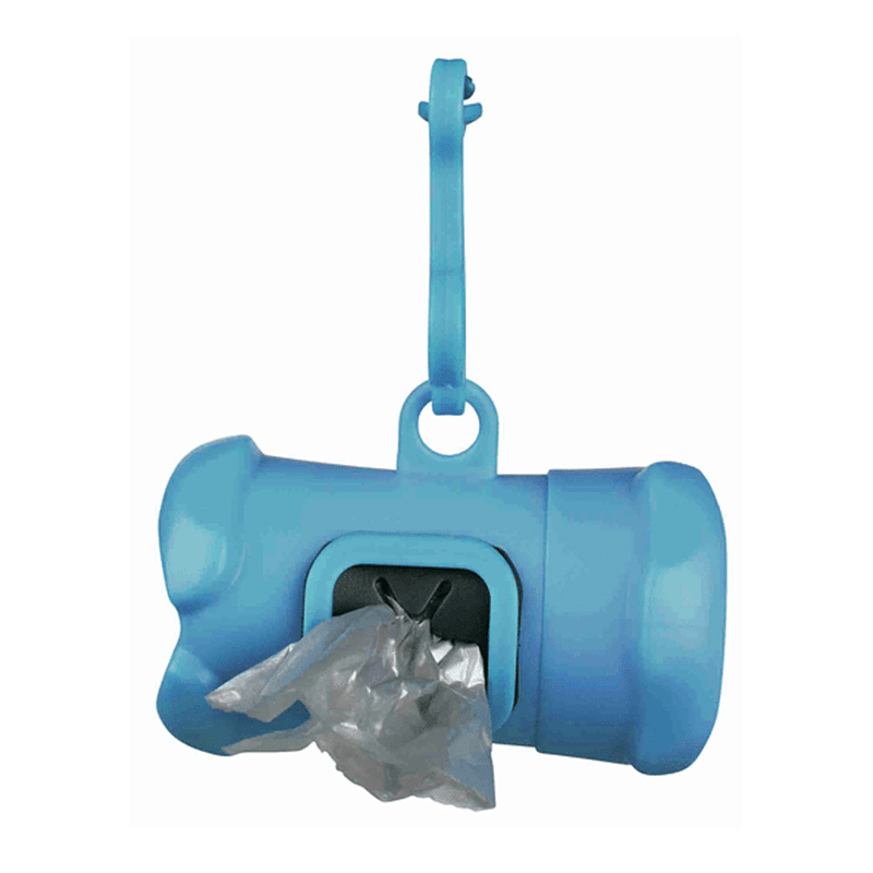 Dispensador de Bolsas y Repuesto Azul Dispensador de Bolsas y Repuesto Azul