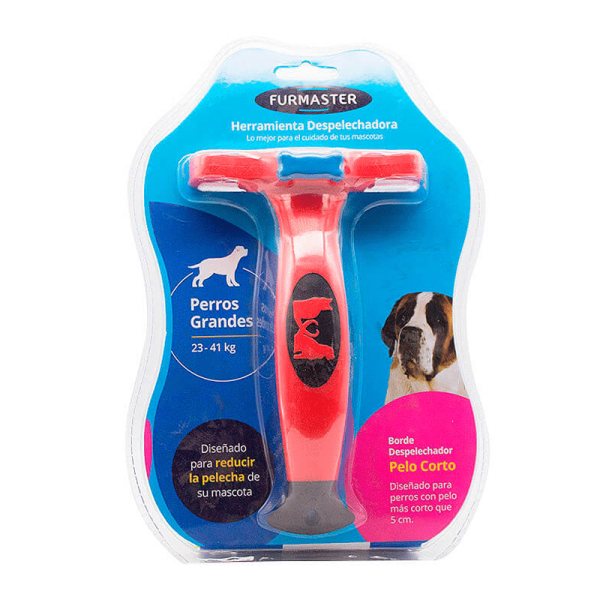 Furmaster L Pelo Corto - Perro de 23 a 41 Kg Rojo