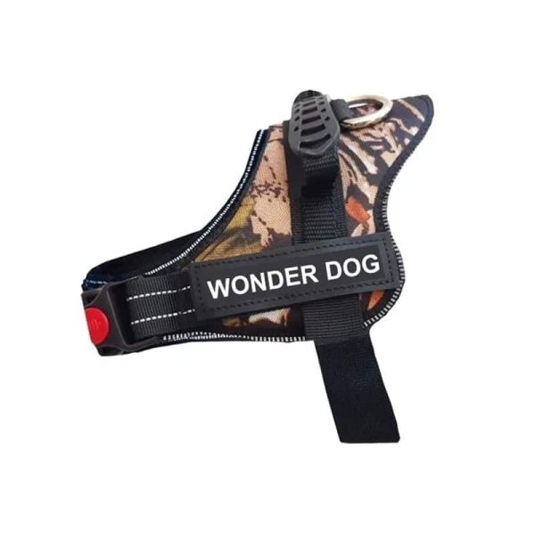 El Arnés Modelo K9 M - Camuflaje Café