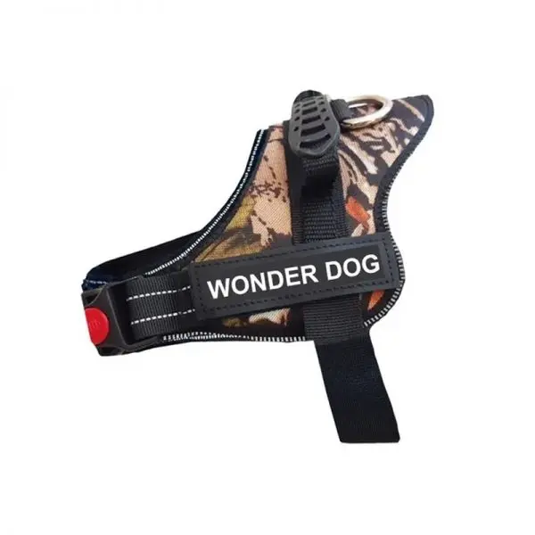 El Arnés Modelo K9 M - Camuflaje Café