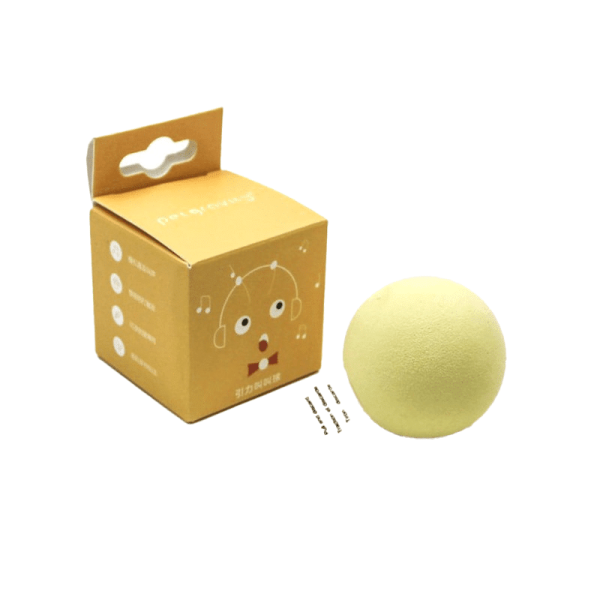 Pelota interactiva con sonido - Amarilla - Para gato