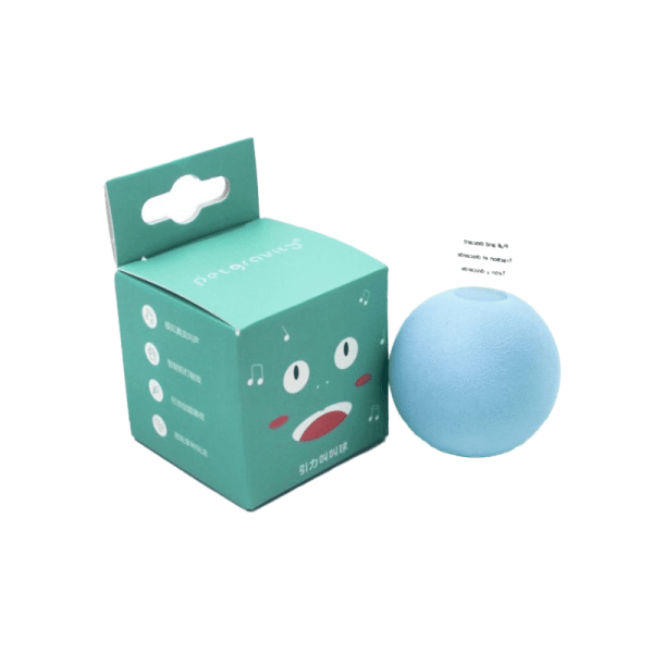 Pelota interactiva con sonido - Azul - Para gato