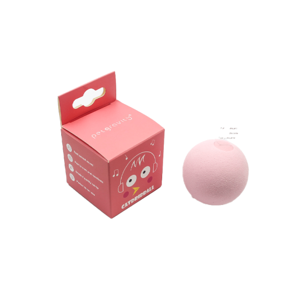 Pelota interactiva con sonido - Rosada - Para gato