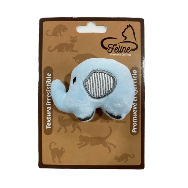 Peluche en forma de elefante azul- Feline