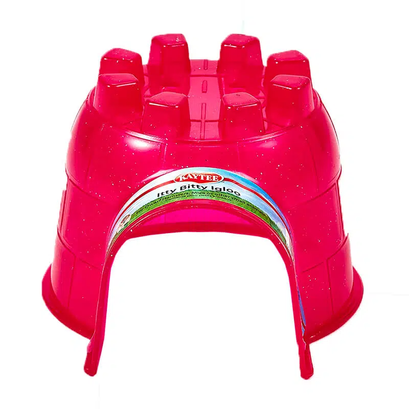 Micro Igloo Rosado Itty Bitty - Kaytee Micro Igloo Rosado Itty Bitty - Kaytee