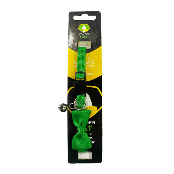 Collar verde - Wonder Cat