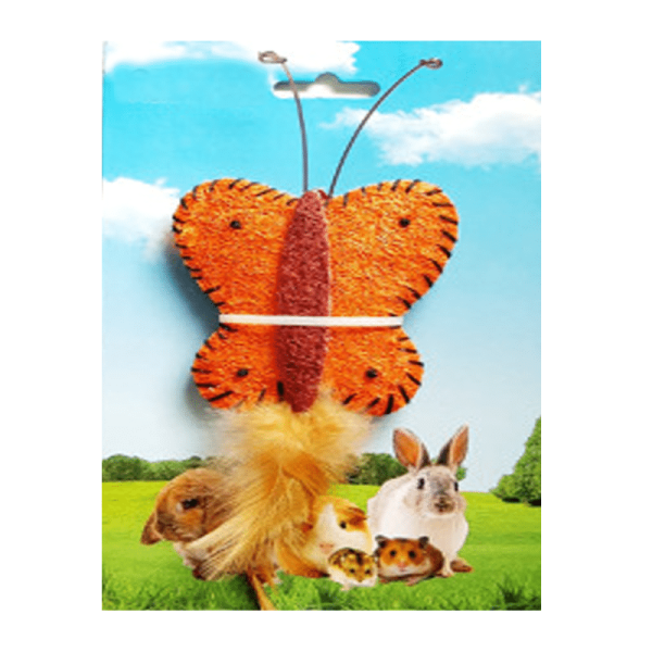Juguete loofah mariposa