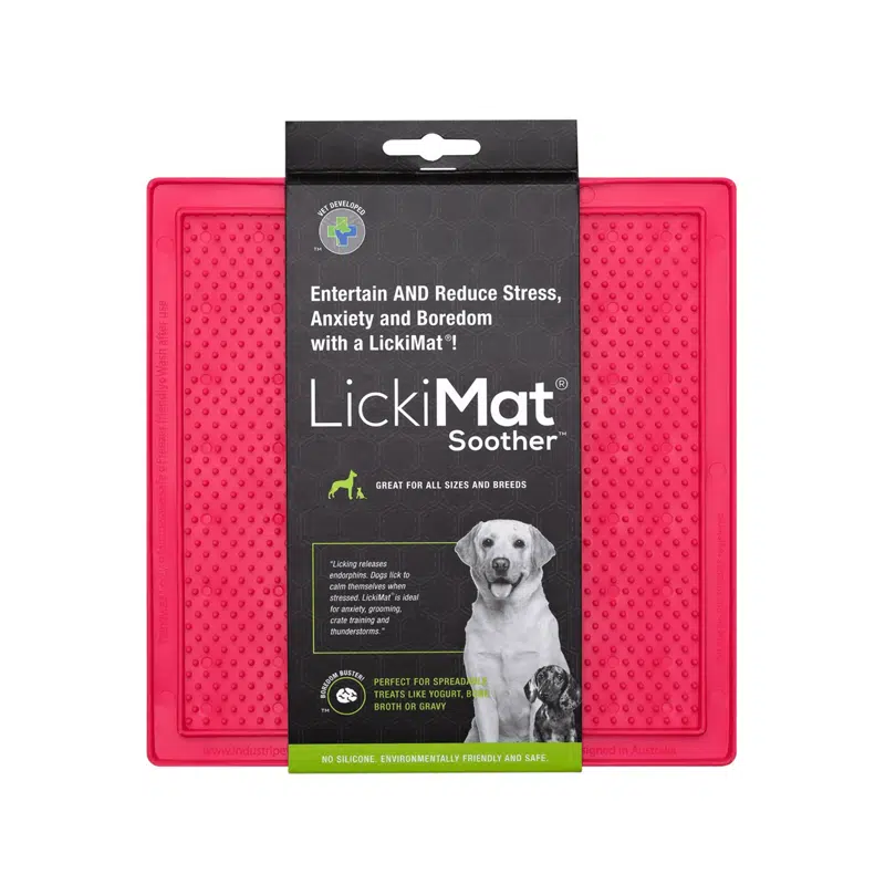 Lickimat Soother Pink For Dog Lickimat Soother Pink For Dog