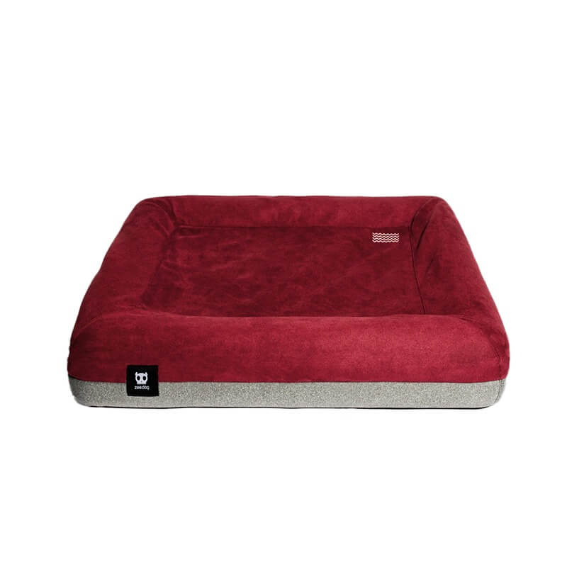 Zeedog Bed Cover Burgundy/Grey-Small Zeedog Bed Cover Burgundy/Grey-Small