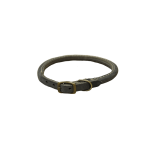 Collar de perro redondeado gris