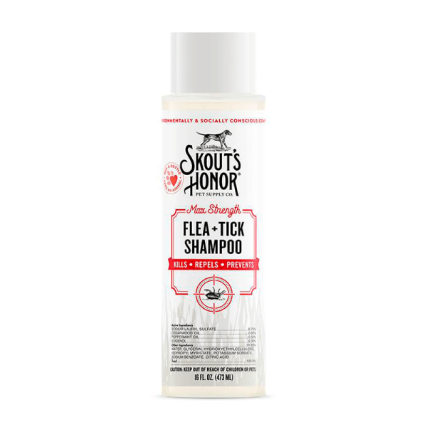 Shampoo para pulgas y garrapatas - Skouts Honor