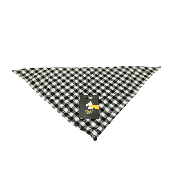 Wonder Dog Bandana Negro/ Blanco
