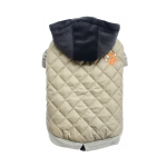 Parka impermeable Beige Con Gorro M - Razas Grandes