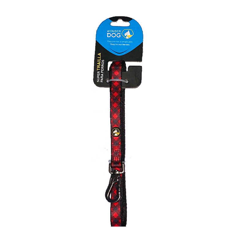 Correa Wonder Dog Roja Cowboy – L