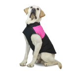 Parka impermeable Rosa y Negro M