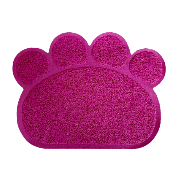 Alfombrilla en Forma De Huella Fucsia
