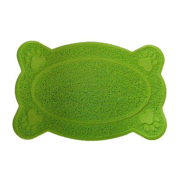 Alfombrilla con Huellas Verde Limón