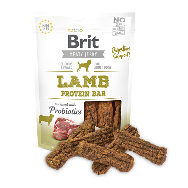 Brit Jerky Snack Lamb Protein Bar 200gr
