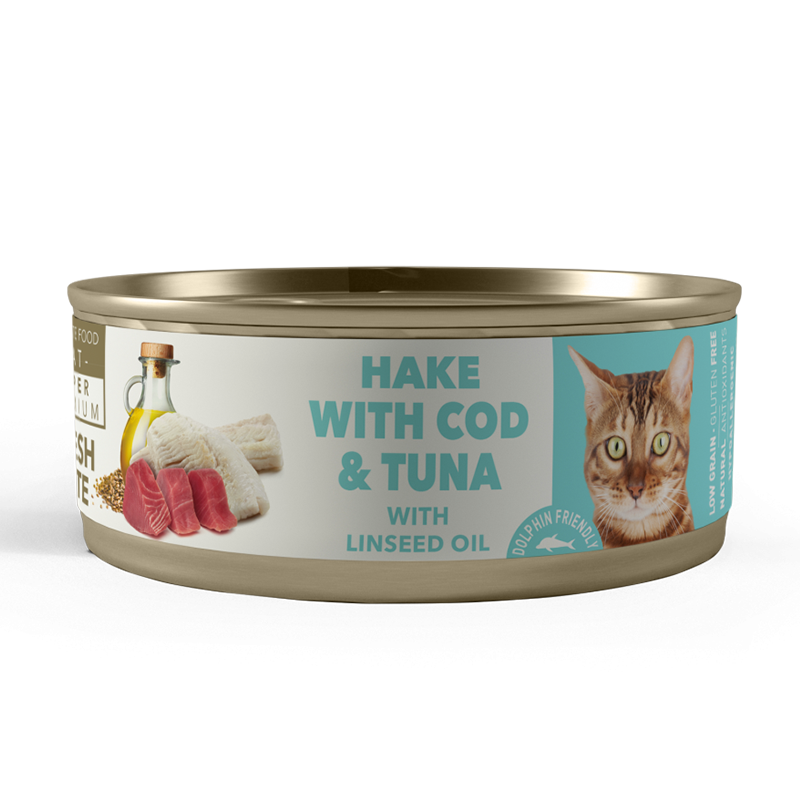 Amity Lata Hake Cod Tuna Sterelized Cat 80gr