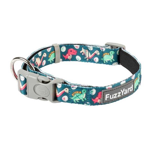 Collar Fuzzyard Dinosaur Land L
