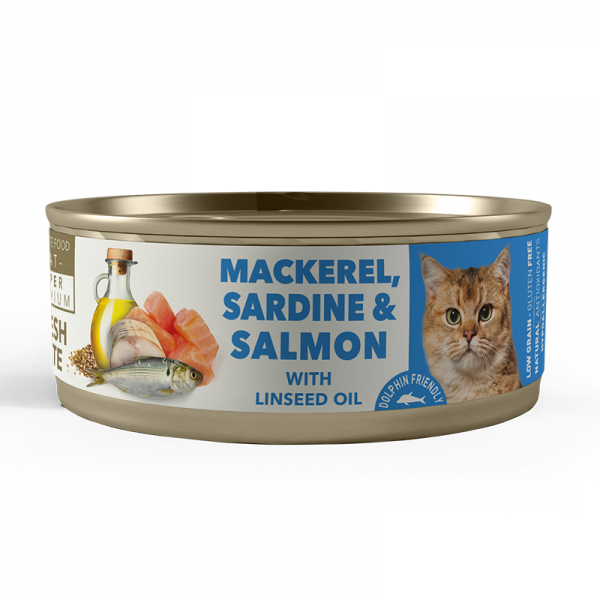 Amity Lata Mackerel, Sardine, Salmon Adult Cat 80gr