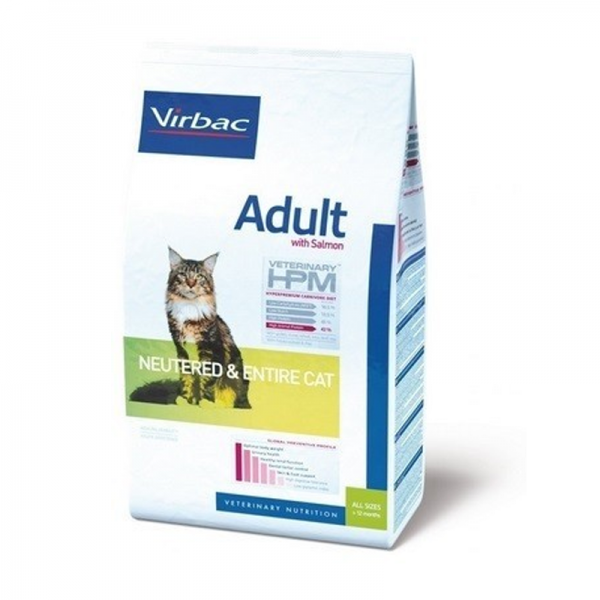 Virbac HPM Felino Neutered Y Entire Cat – 7kg