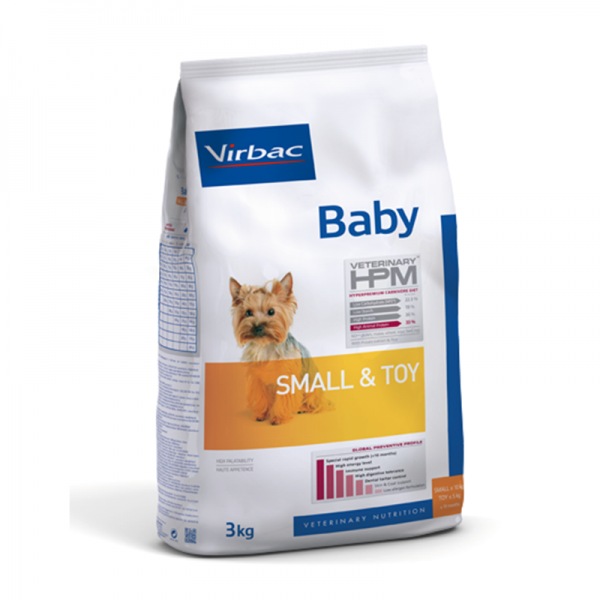 Virbac HPM Canino Baby Small & Toy 3kg