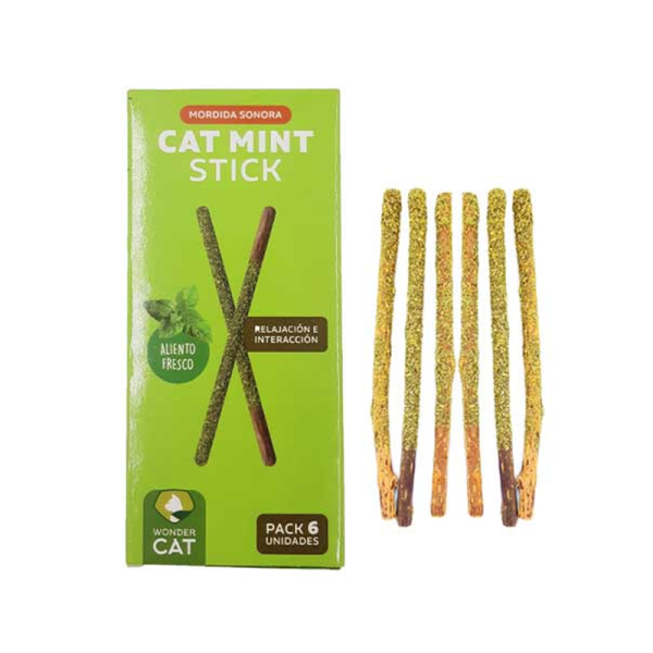 Palitos de Catnip Con Menta 6 UND