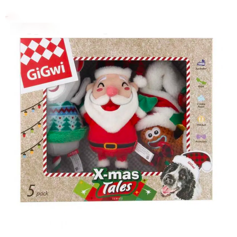 Pack navideño Perro s/m - Gigwi