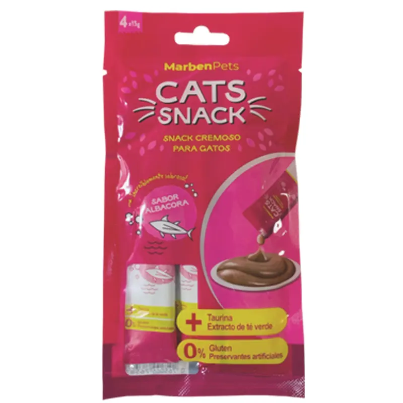 Cats Snack tubito cremoso sabor Albacora