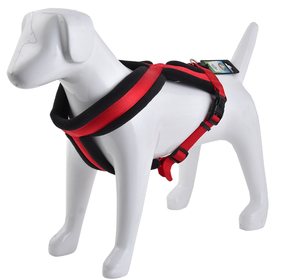 Arnés Acolchado S Rojo Cruzado