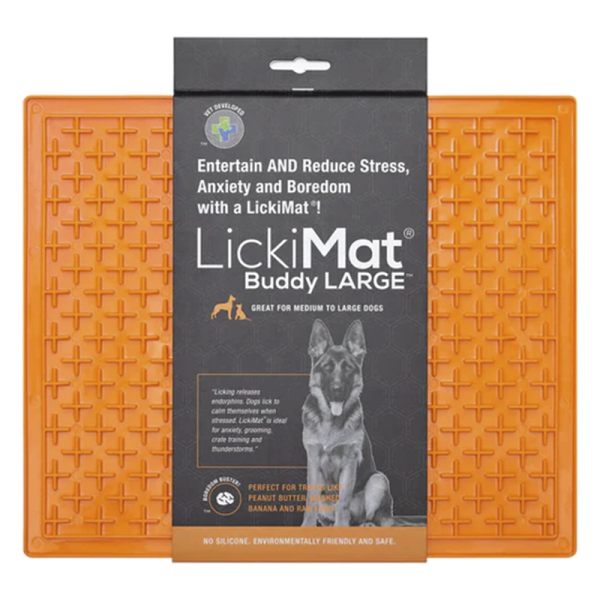 LickiMat Buddy XL Orange For Dog