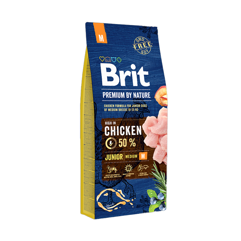Brit Premium By Nature Junior Medium 15KG