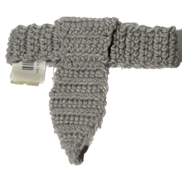 Corbata Tejida Gris 13cm