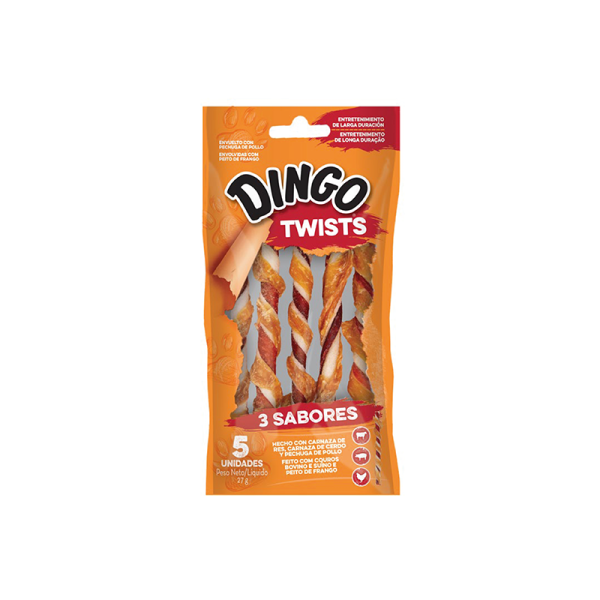 Dingo Triple Flavor Twists 5PK
