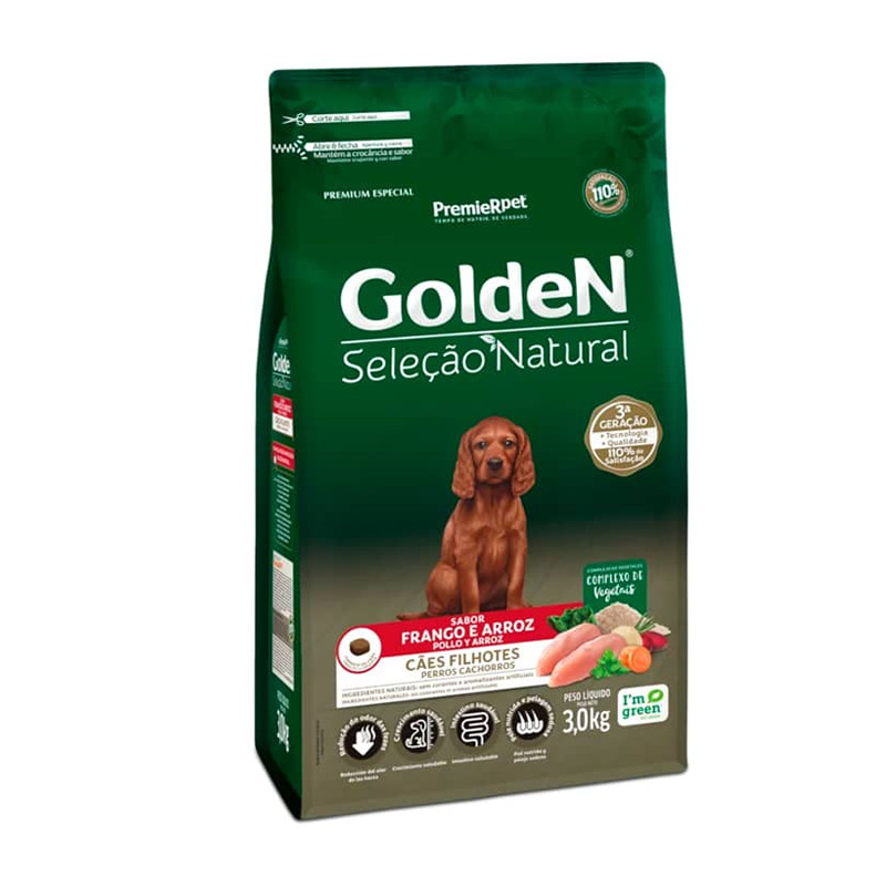 Golden Selec Natural Perro Cachorro 3kg
