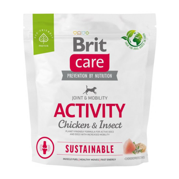 Brit Care Activity 1kg CHICKEN & INSECT Dog
