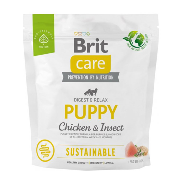 Brit Care Puppy 1KG CHICKEN & INSECT Dog