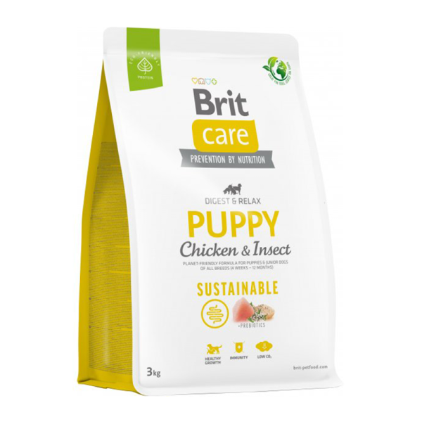 Brit Care Puppy 3KG CHICKEN & INSECT Dog