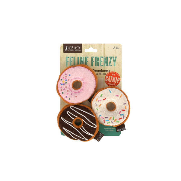 PLAY JUGUETE FELINE FRENZY KITTY KREME DONUTS